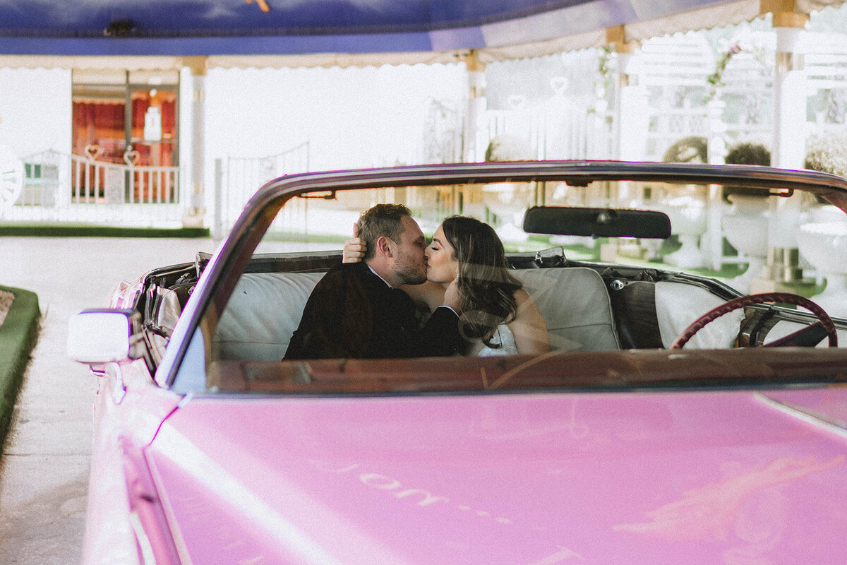 A Little White Chapel Wedding Downtown Las Vegas Elopement Photography Packages Pink Cadilliac-0120