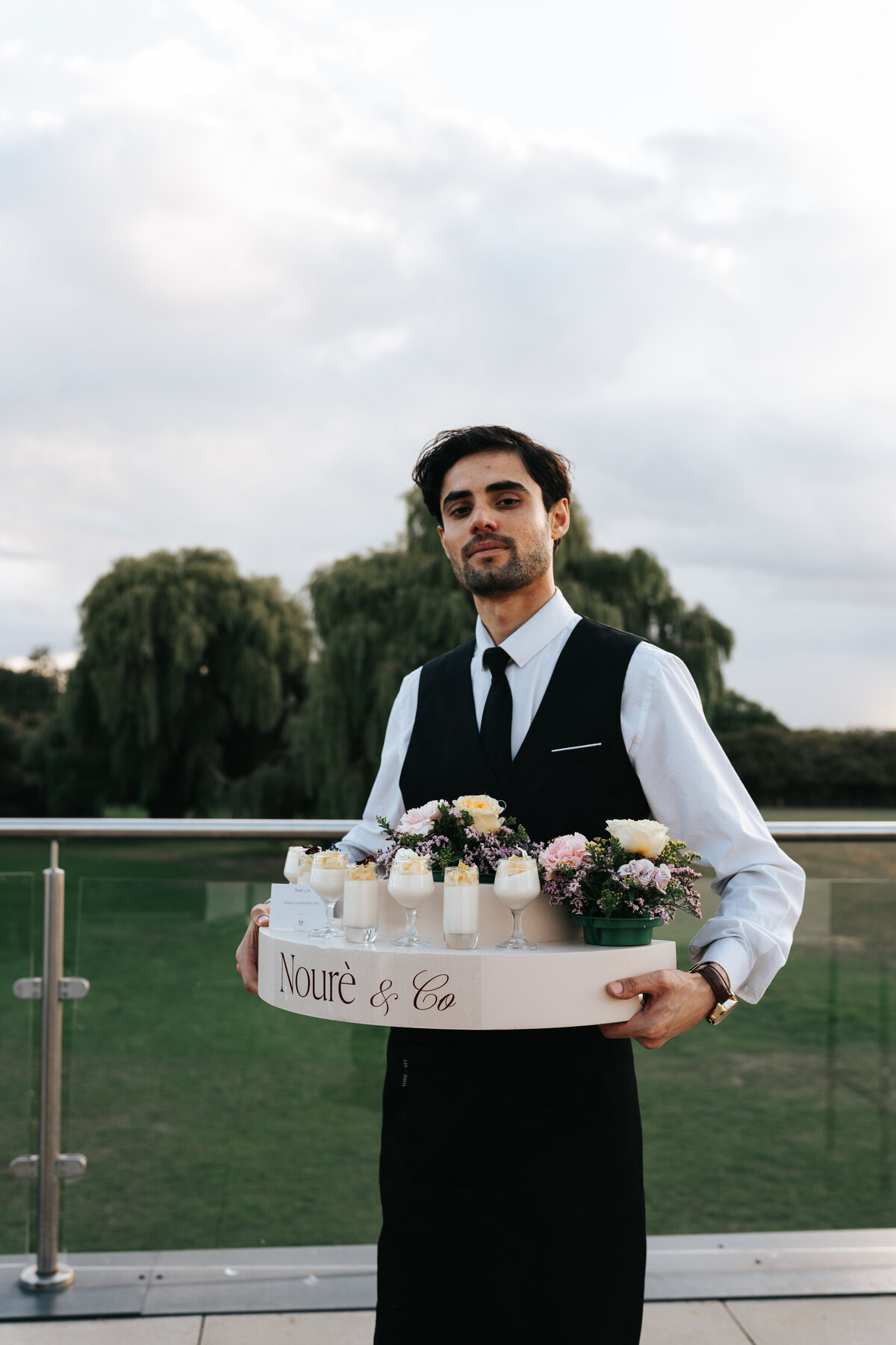 Nouré & Co luxury catering display in London event gallery
