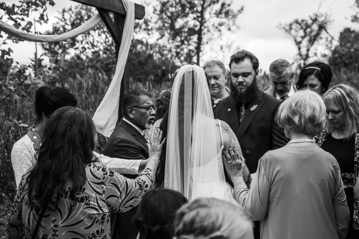 Toledo Area Tent wedding
