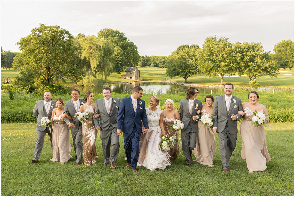 Wedding party at the Griffin Gate Marriott