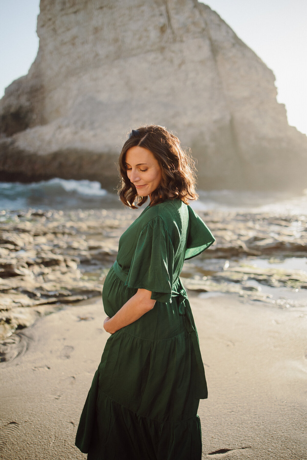 Santa Cruz Beach Maternity Session J and C-10