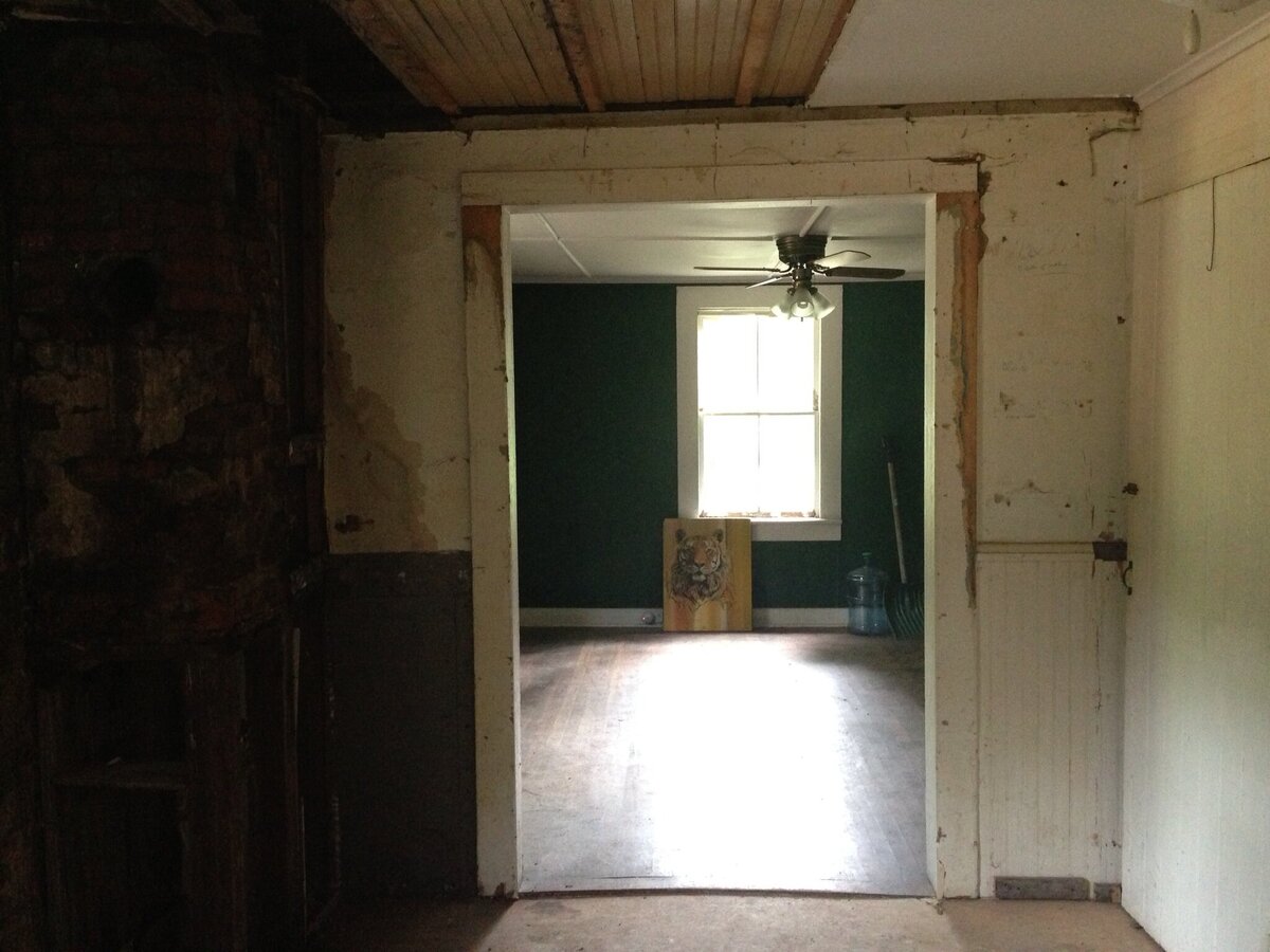 Dining room before