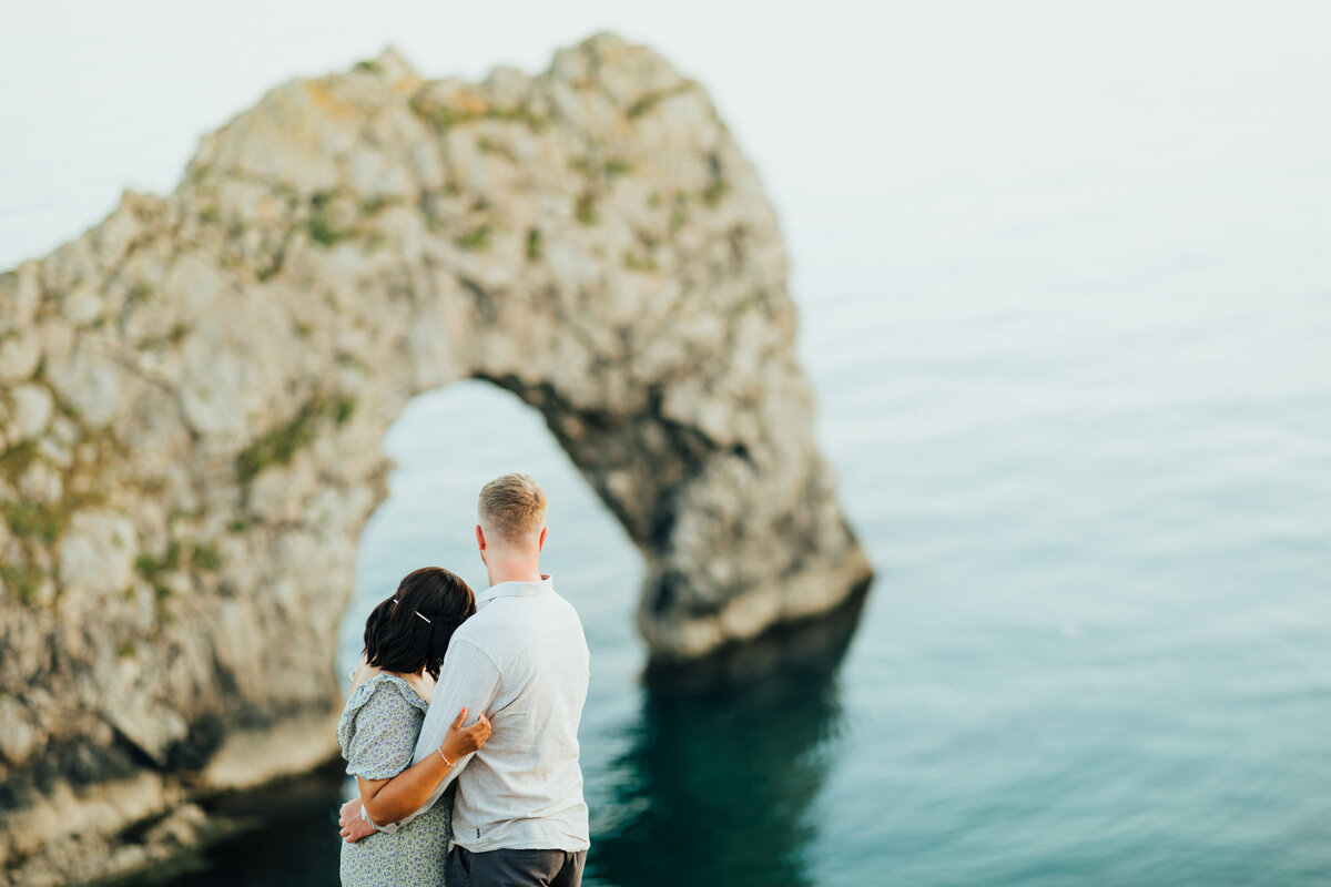Durdle Door Engagement Photoshoot - Dorset Wedding Photographer, Aimee Joy Photography-124