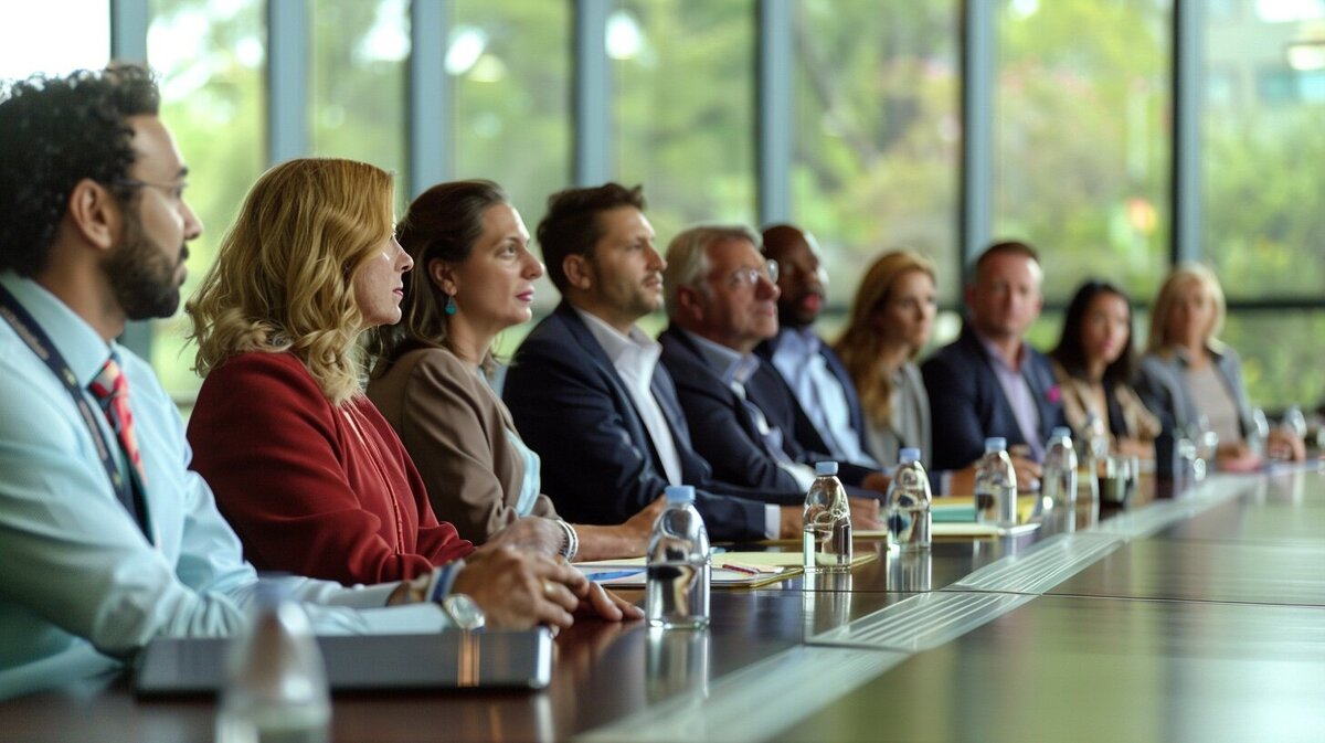 group at conference table