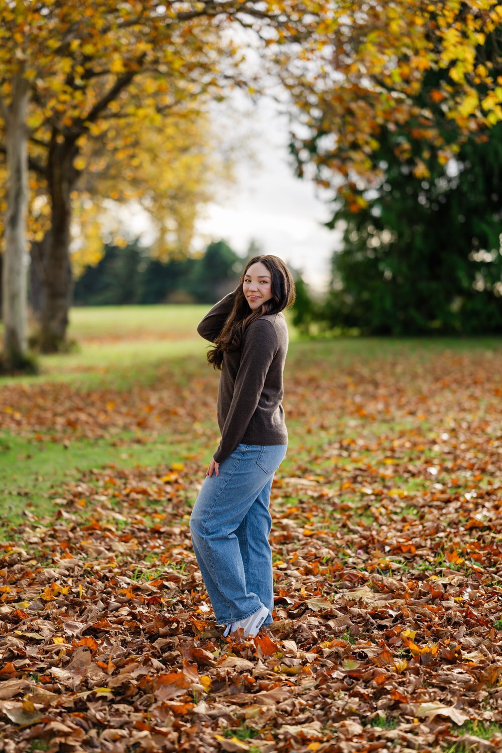 fall high school senior discovery park 