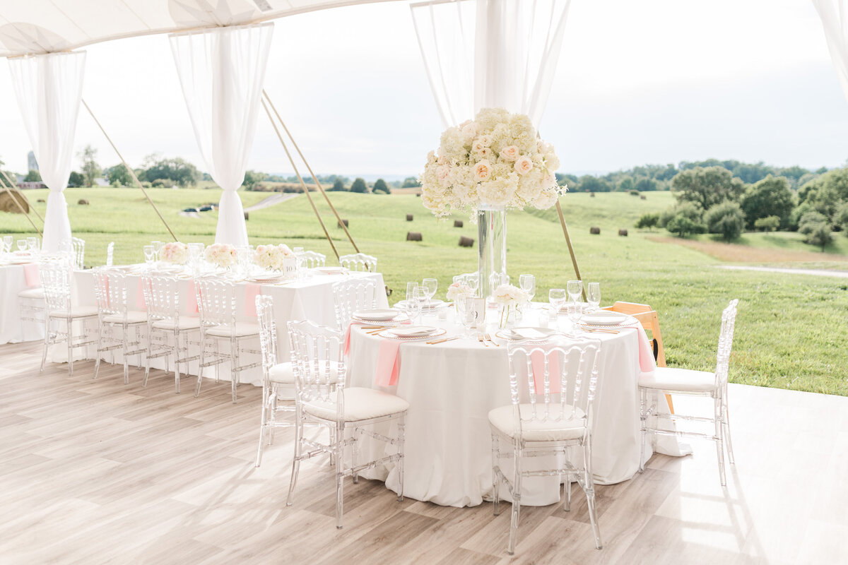 Classic Blush & Gold Goodstone Inn Wedding Reception Details Megan Kelsey Photography-1272