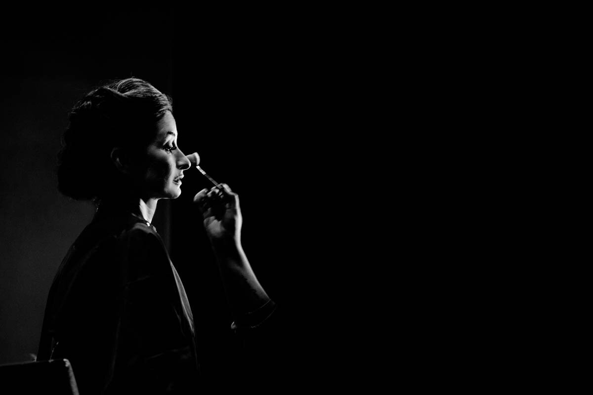 dramatic-black-white-wedding-photo