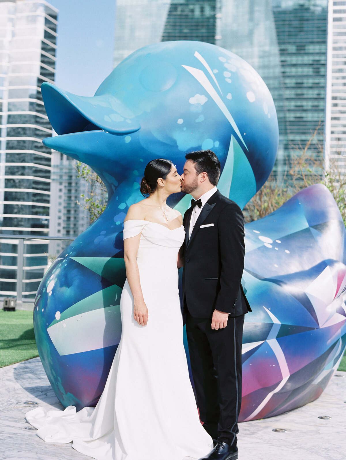 Modern Luxury Miami Wedding SLS Brickell-50