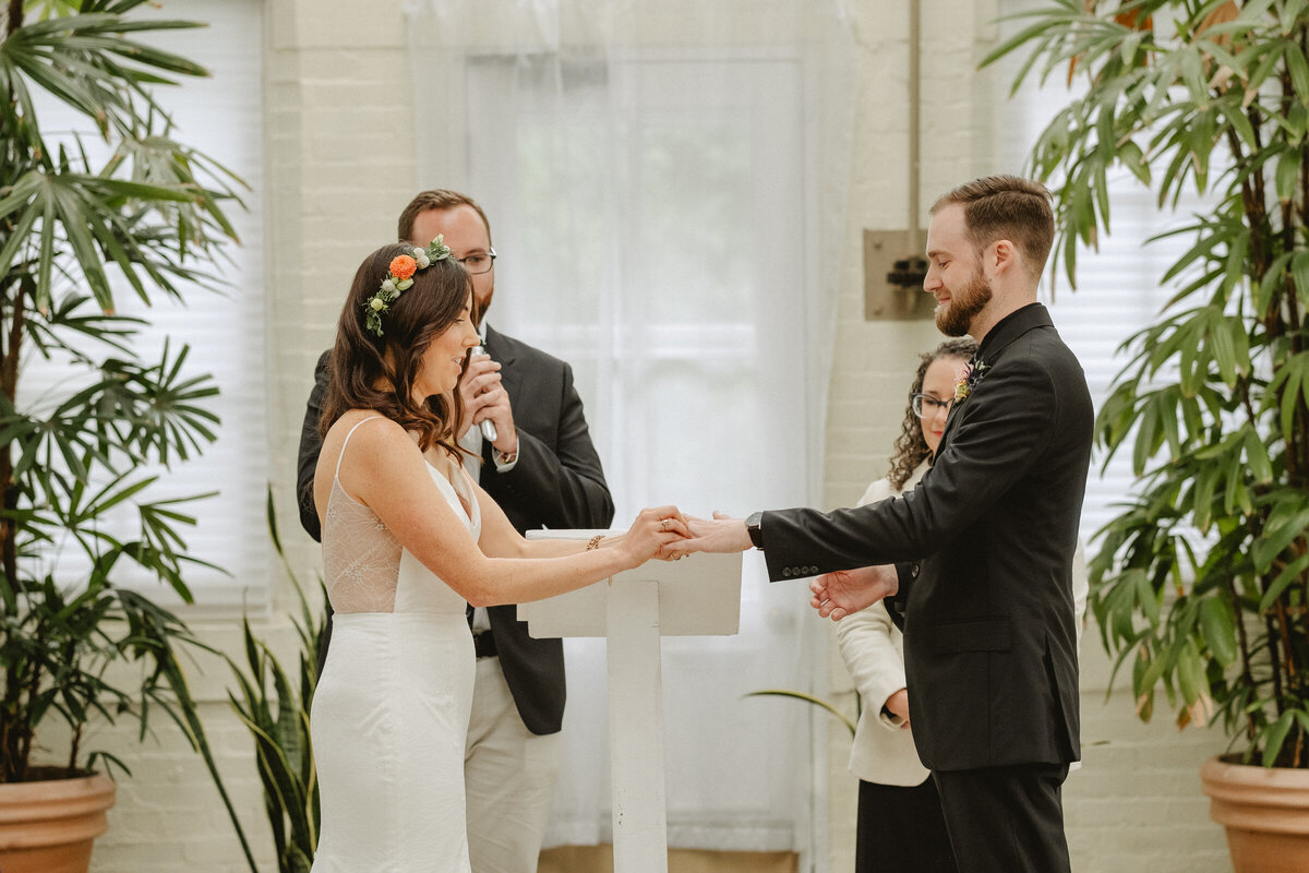 documentary photographer garden greenhouse wedding-107