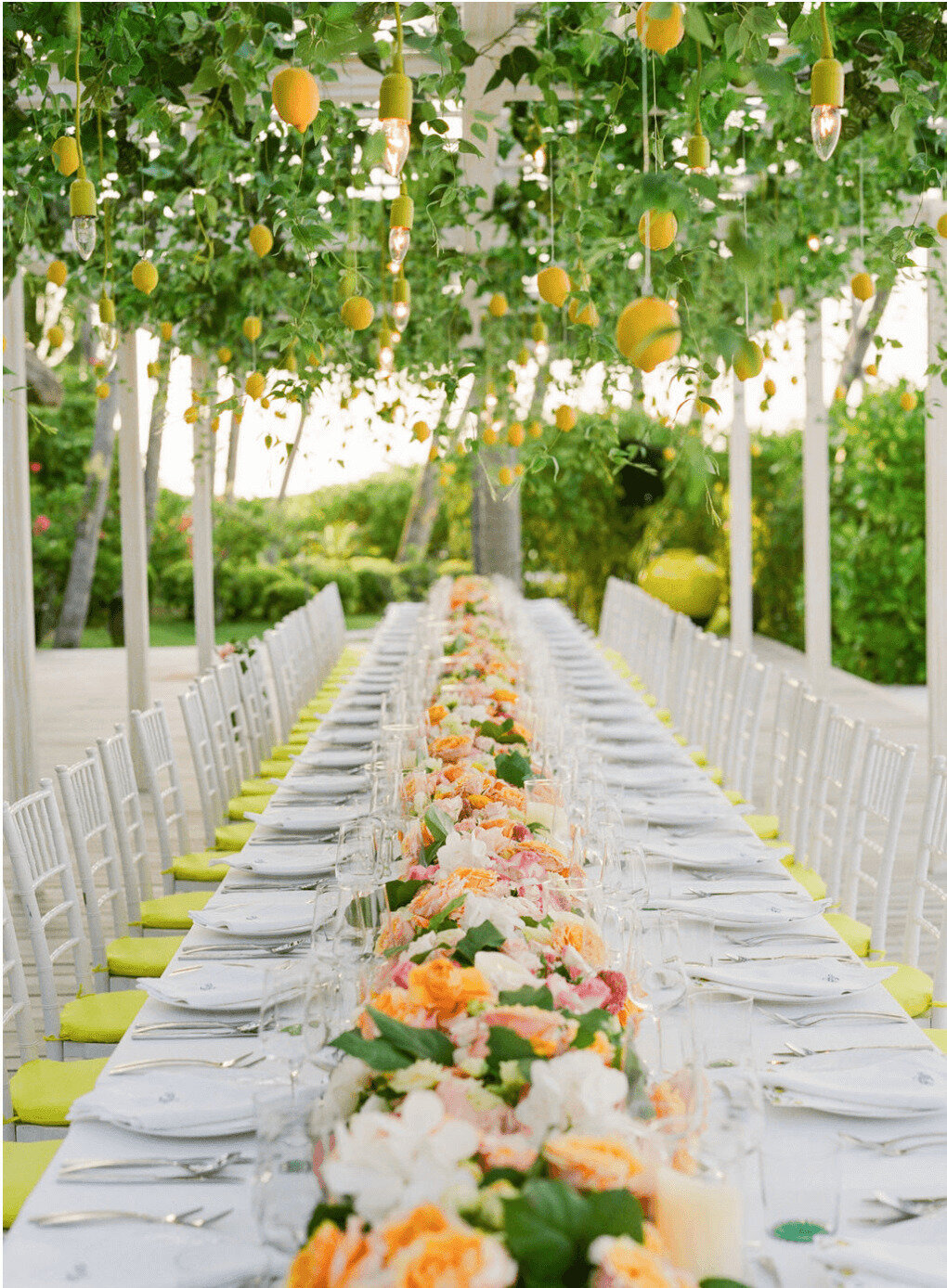 Maldives Destination Wedding Tablescape