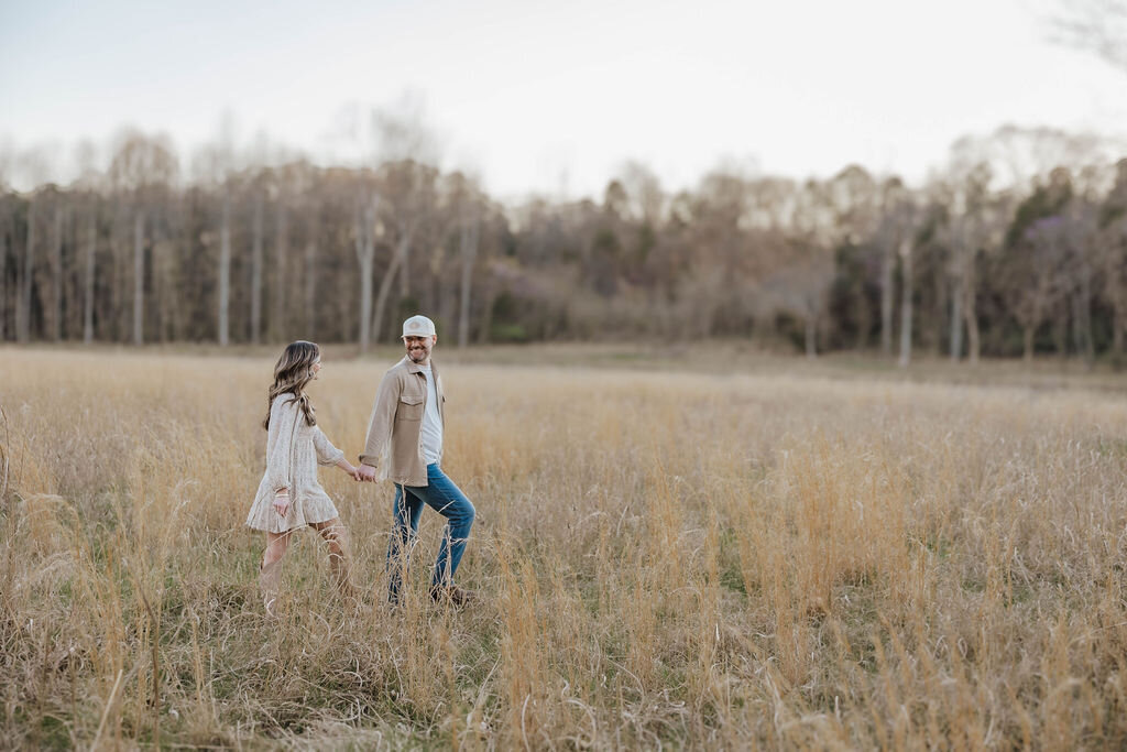 Engagement milestone session in Huntersville NC