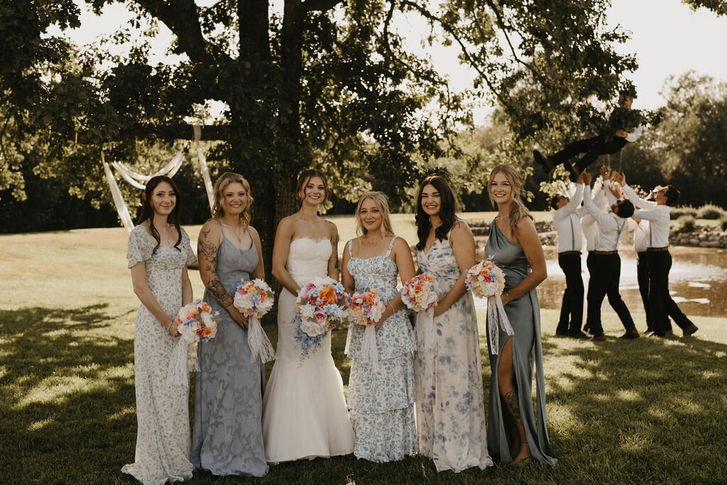 Pleasant Pastures Events Minnesota Wedding Venue outdoor ceremony budget friendly engaged couples