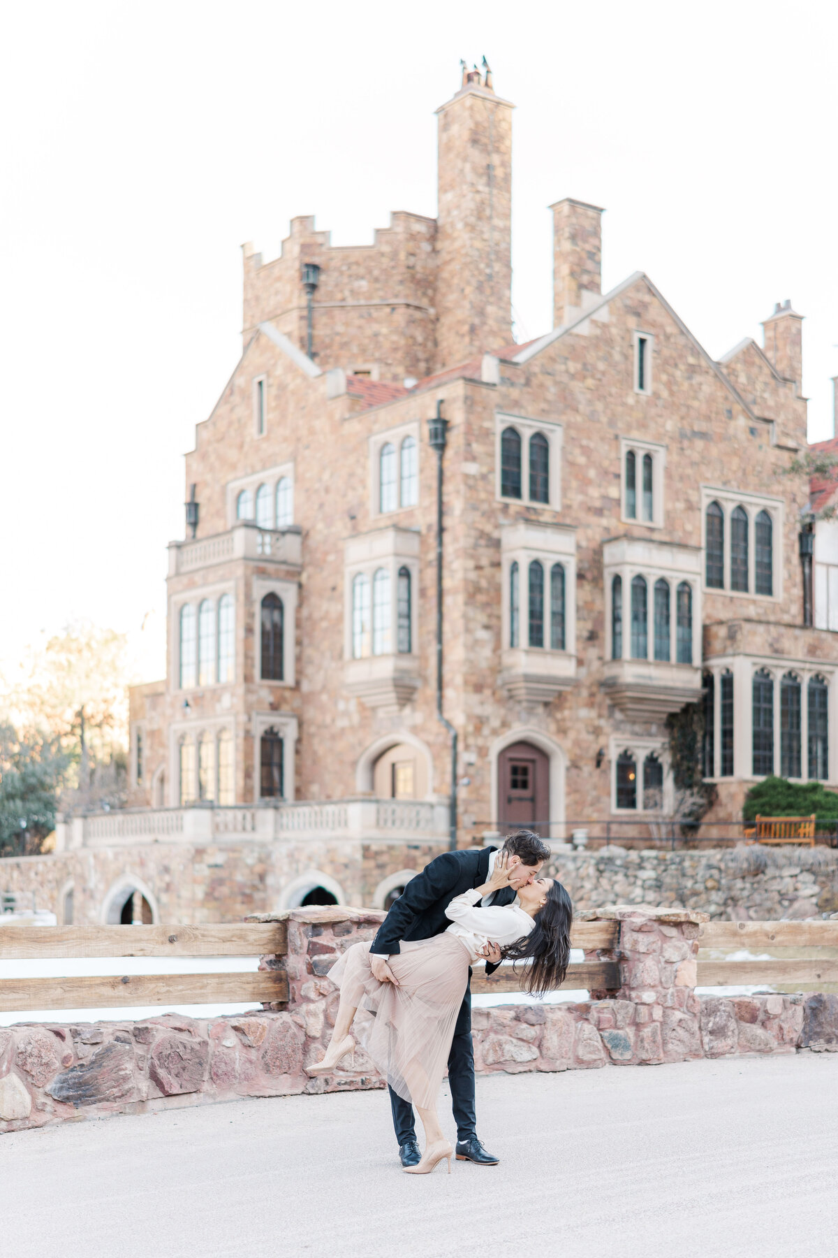 Glen Eyrie Castle Winter Engagment Pictures Colorado Springs Elena Spraguer Photography 0095