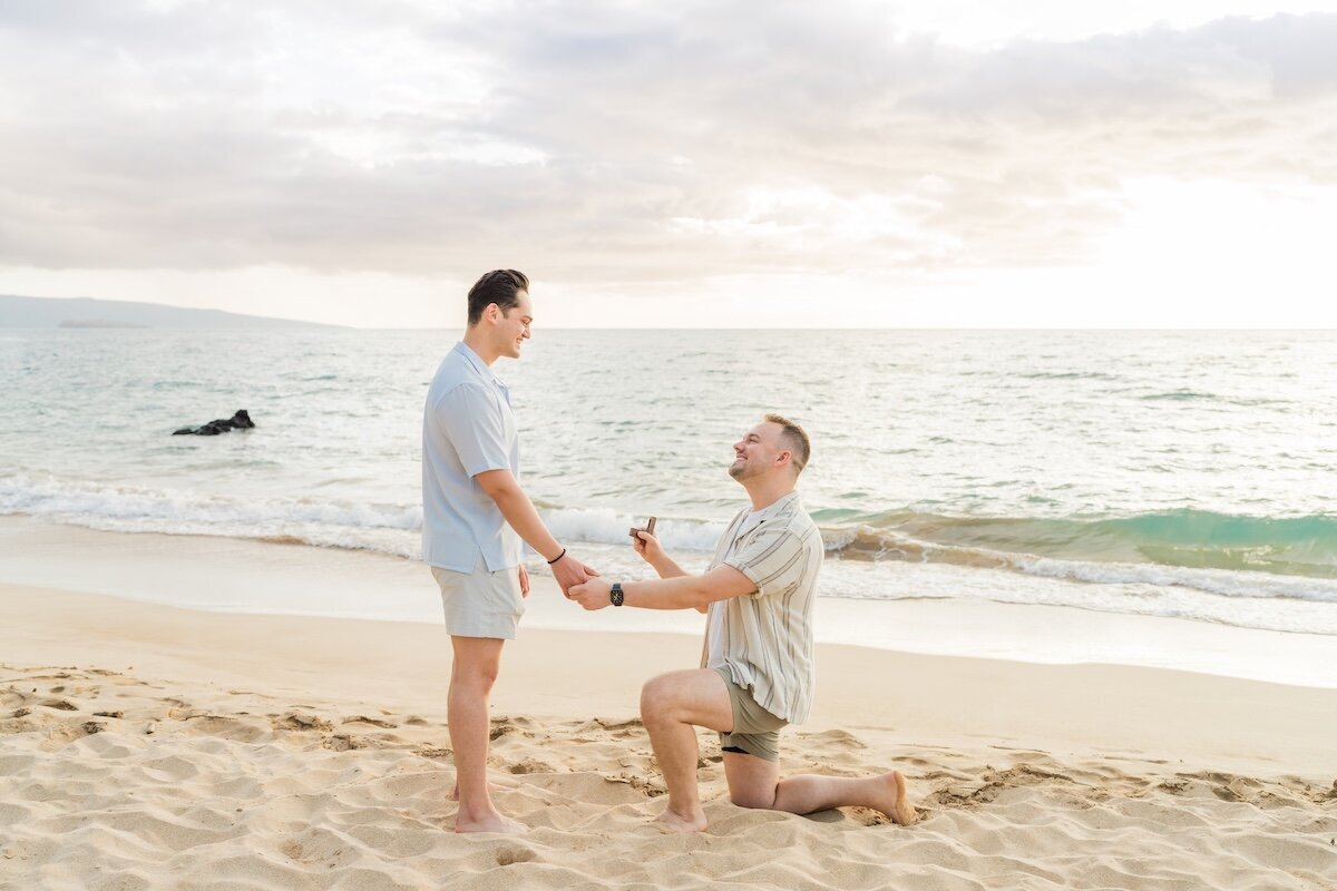Same sex proposal in Maui, Hawaii