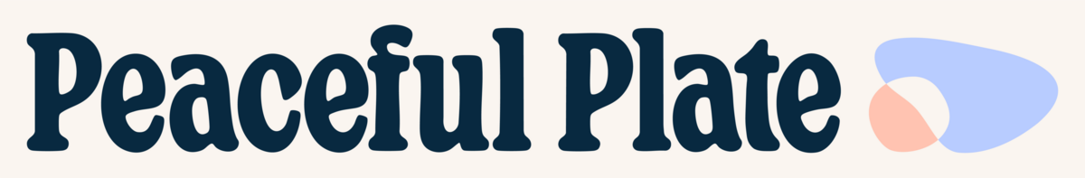 Peaceful Plate logo - eating disorder dietitian Australia specialising in neurodivergent nutrition