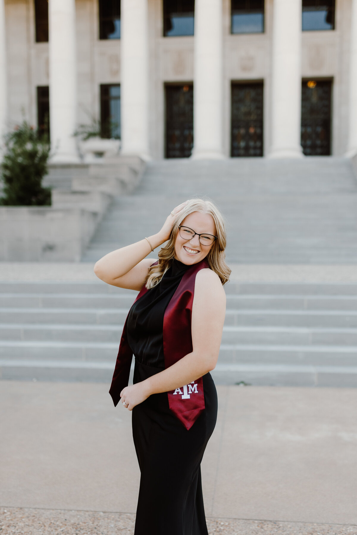 Texas A&M Senior Photos in College Station, Texas, photographed by Lauren Ashleigh Photography. 