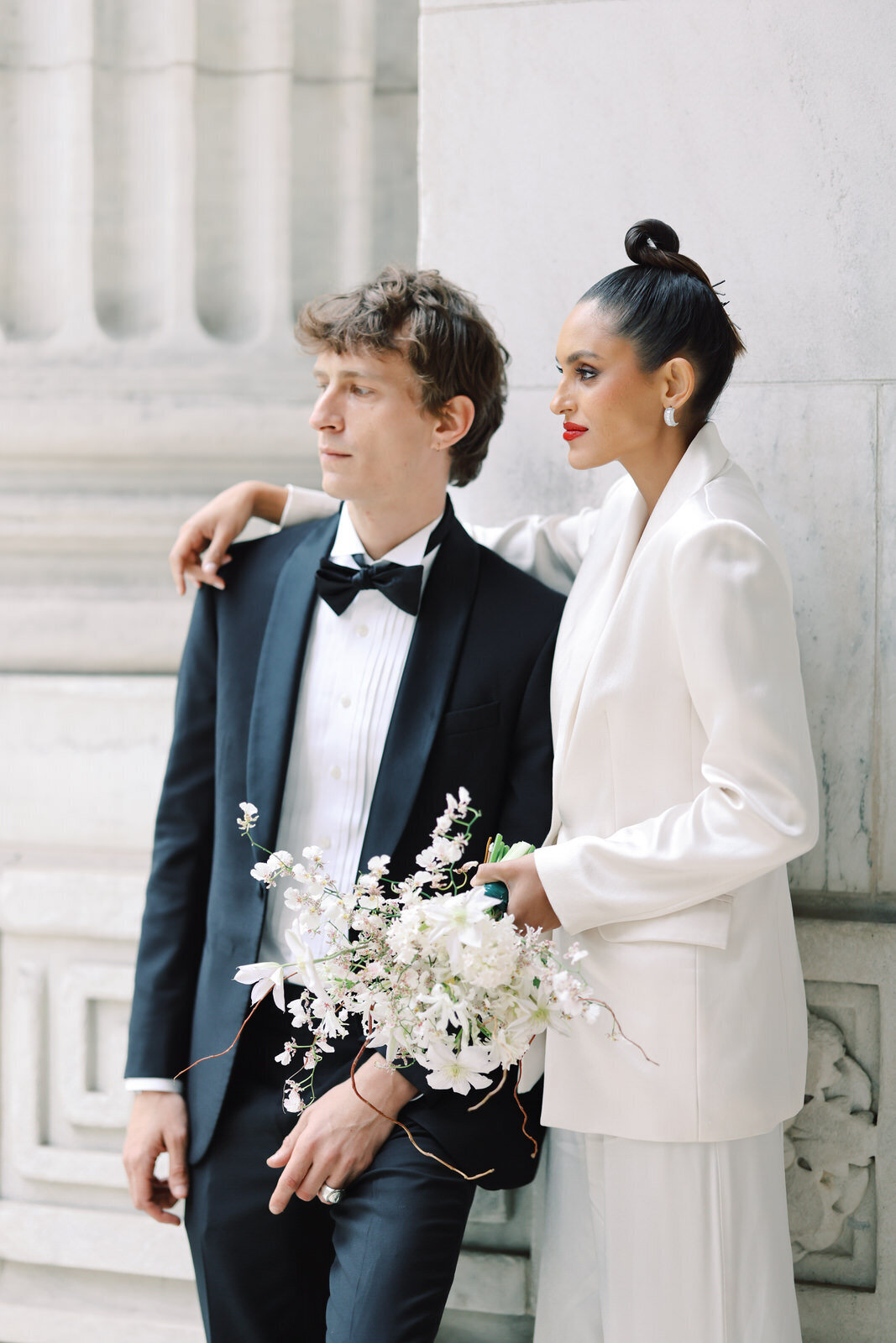 Luxe Film Wedding Photography at the New York City Public Library 14
