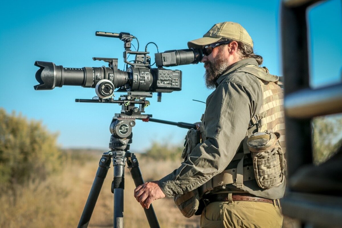 Jason Miller and Raven 6 Studios filming wildlife in Namibia, Africa