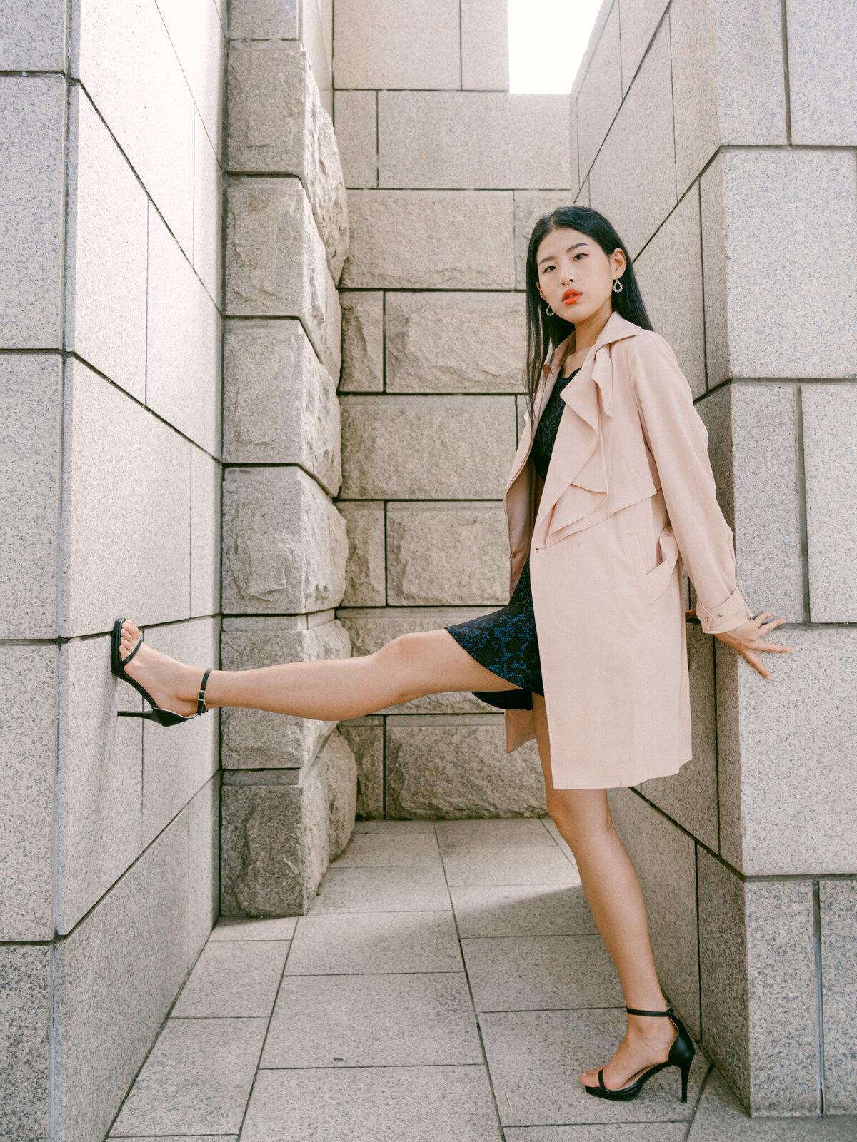 A striking editorial shoot at the War Memorial of Korea in Seoul, where historic American and Republic of Korea military aircraft set the stage for high-fashion storytelling. Captured in preparation for Seoul Fashion Week, this editorial blends luxury destination travel with the bold, architectural beauty of Seoul. Photographed by Michael Asmussen Photography, known for top-tier editorial and brand collaborations worldwide. Elevate your brand with refined imagery that tells a story of elegance, history, and modernity in South Korea’s dynamic capital."  "서울 패션 위크를 위한 특별한 에디토리얼 촬영 – 대한민국 전쟁기념관에서 미군 및 대한민국 공군 항공기들과 함께한 독창적인 패션 스토리. 서울의 세련된 여행지와 역사적 아름다움을 담아낸 럭셔리 에디토리얼 촬영. 글로벌 브랜드와 협업하는 마이클 애스무센 포토그래피의 감각적인 작품을 만나보세요.