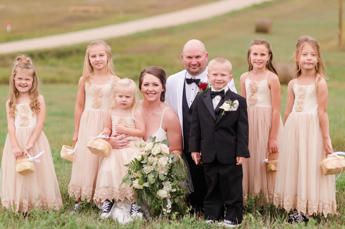 flower girls dress flint hills manhattan kansas wedding photographer-1