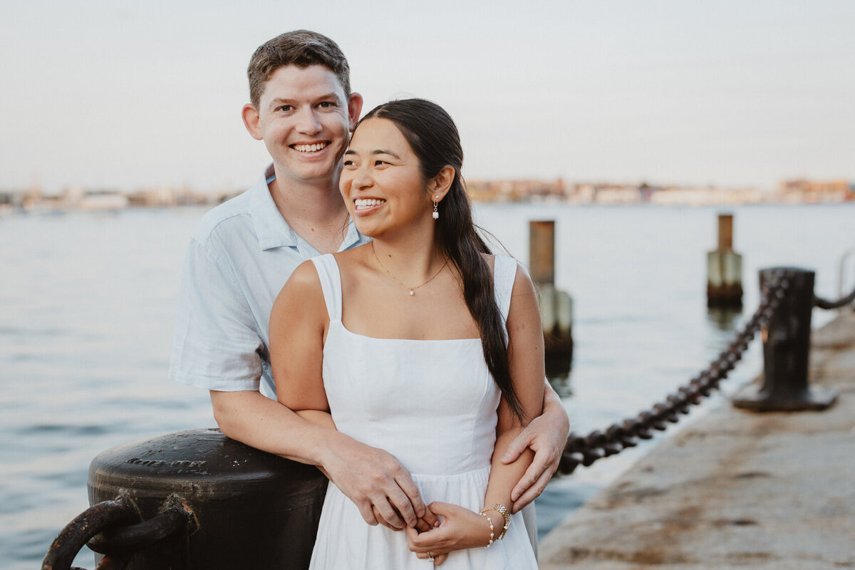 Boston Seaport Engagement Photos-New England Wedding Photographer-10690