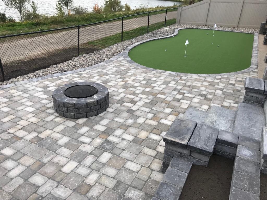 Airdrie Landscape design services, using the latest softwares to help you visualize your dream backyard. Putting greens, Backyard pons, with koi, Natural ponds backyard, low maintained backyards, for busy families
