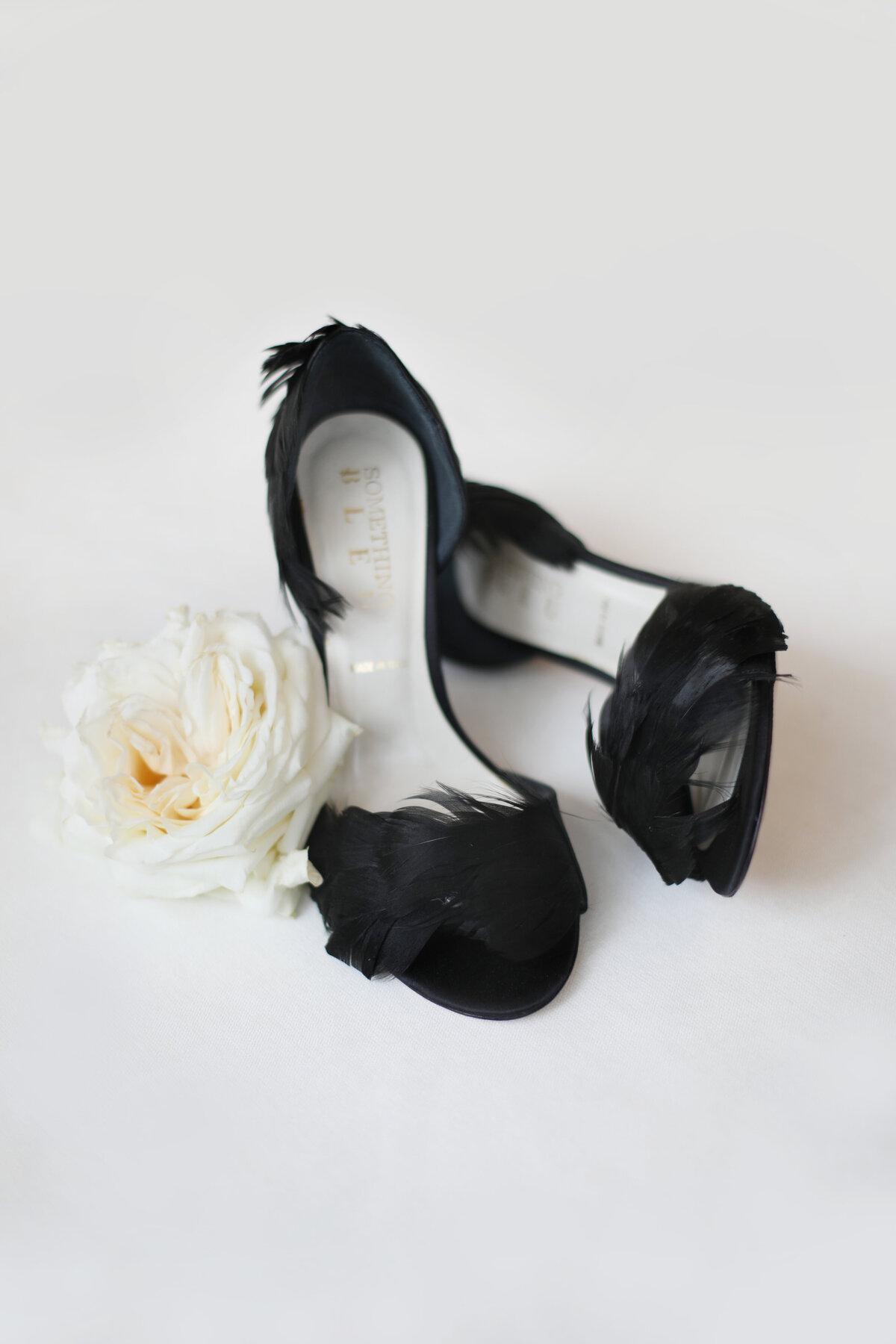 Pittsburgh-Wedding-Venue-Bella-Belle-Wedding-Shoes-Black-Feather