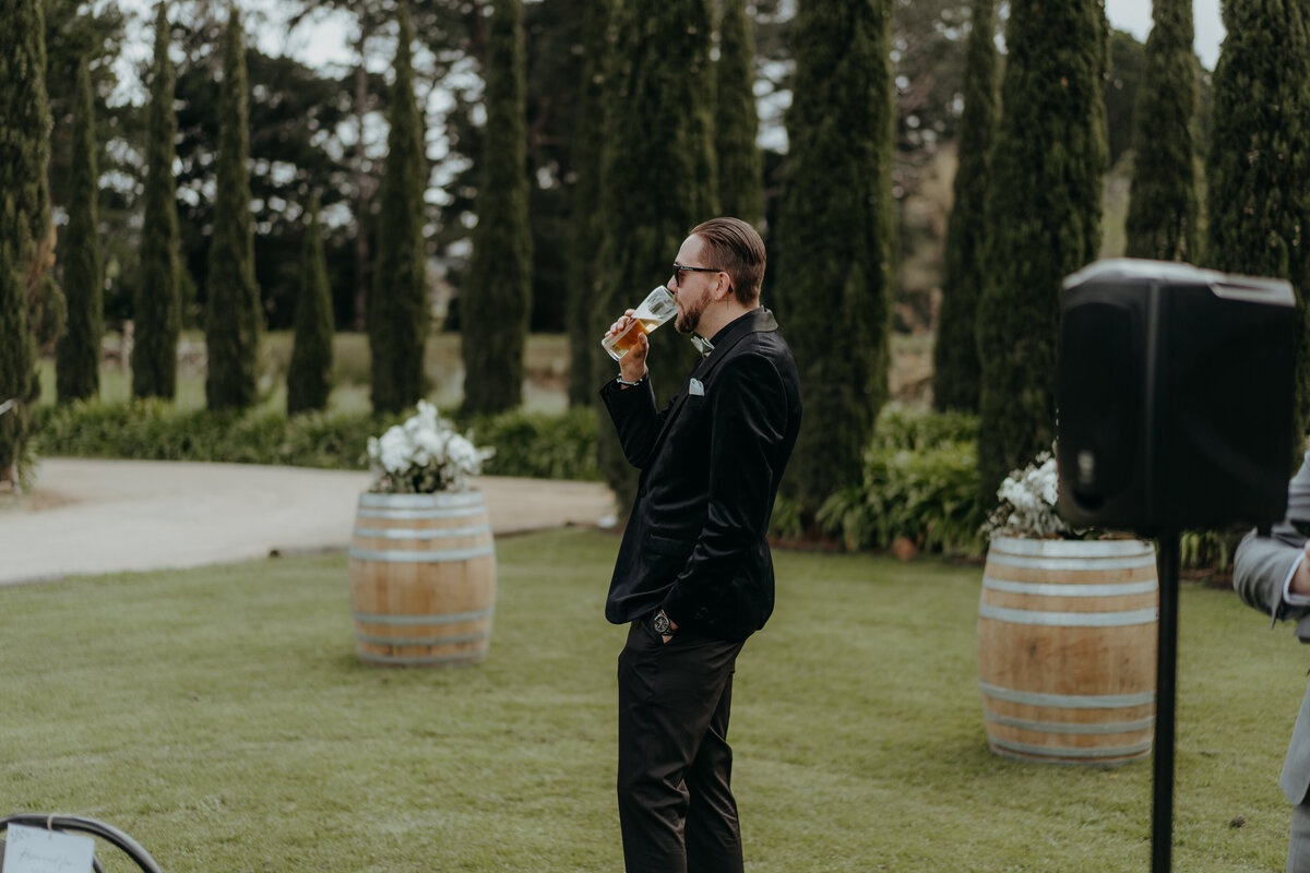 Barn & Co by Balnarring wedding photographer Jake Grinde