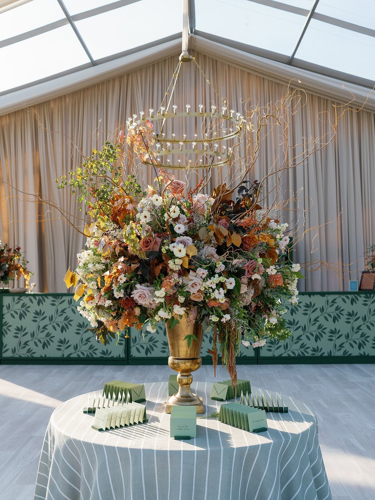 Custom tented wedding celebration with fall Ralph Lauren vibes at private polo farm in Aiken, South Carolina by Sarah Bradshaw_0192