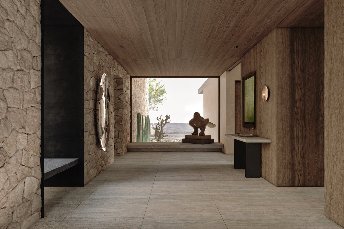 Sheepfold-Front Entry-Palm Springs View-Architect
