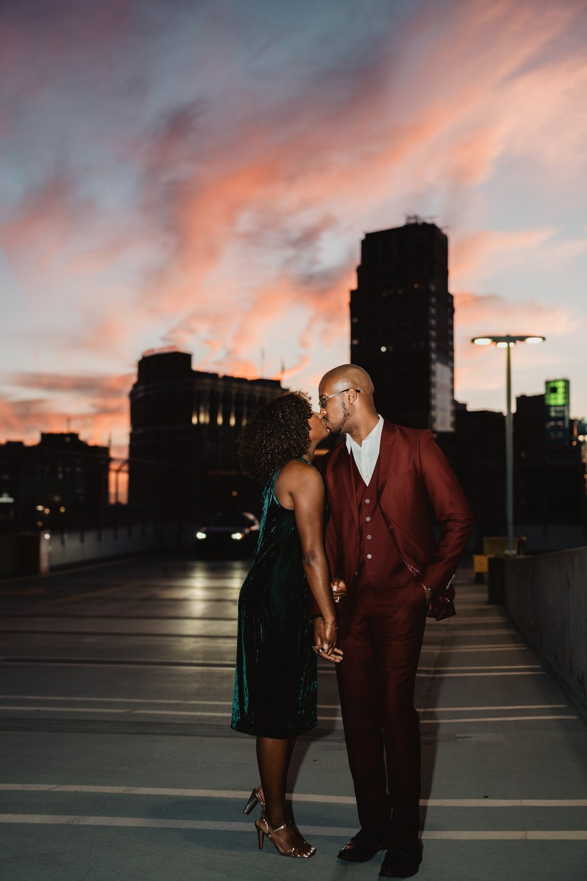 sunset-detroit-engagement-photos