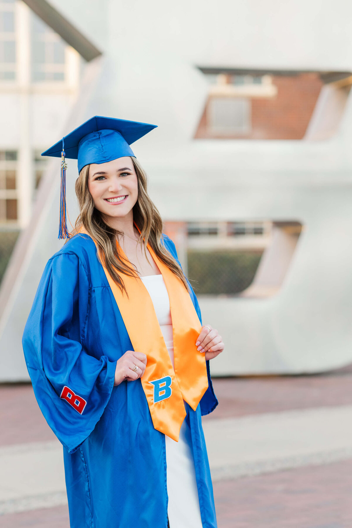 College Graduation Photos at Boise State with a Natural, Candid Style-7