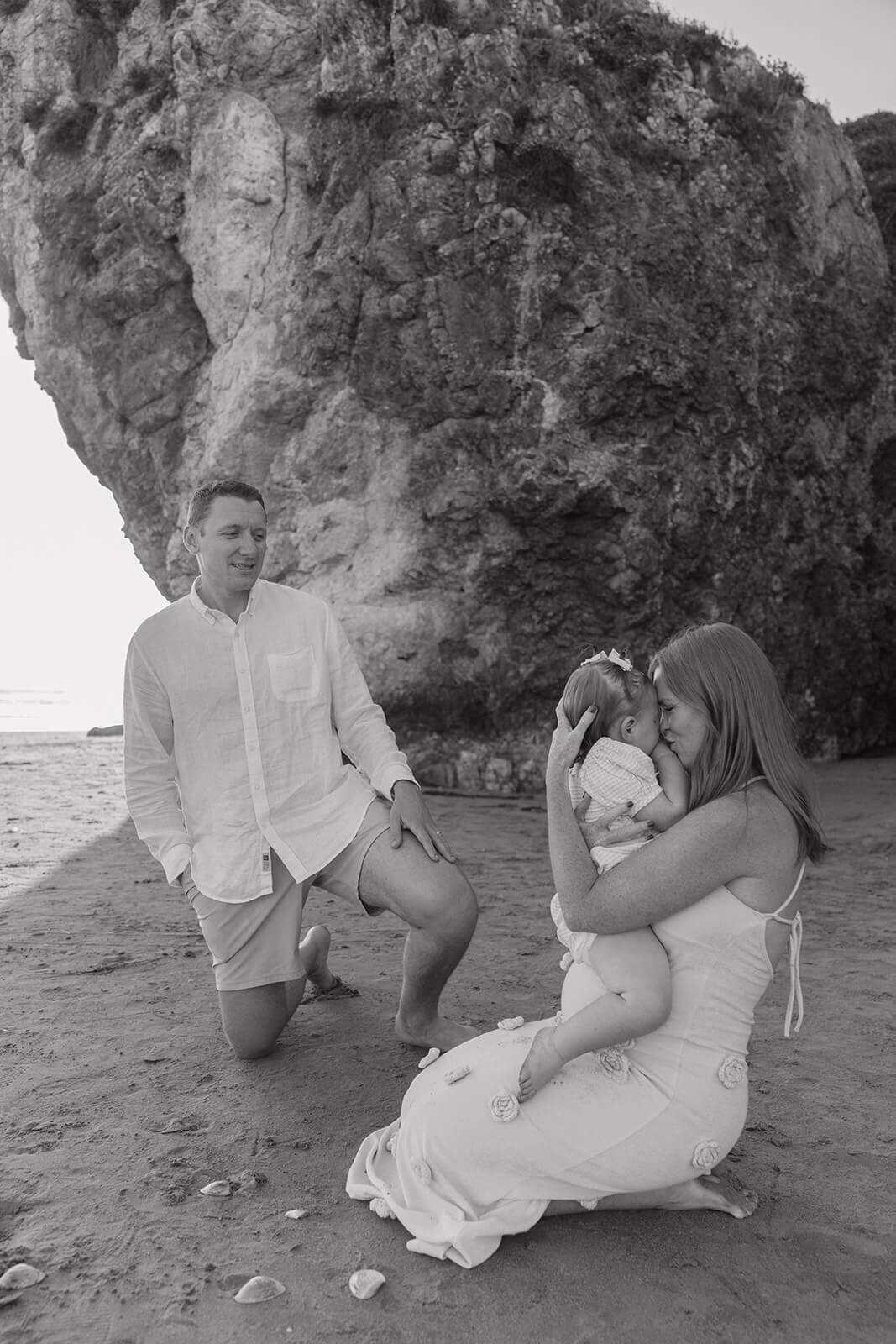 Shell Beach Family Lifestyle Photos by San Luis Obispo Portrait Photographer Photography by Samantha Anne