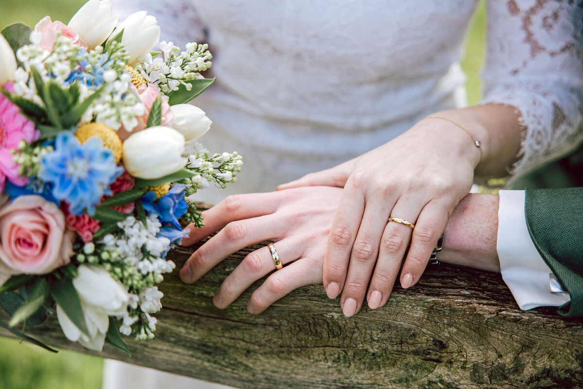 Kleurrijke bruidsfotografie