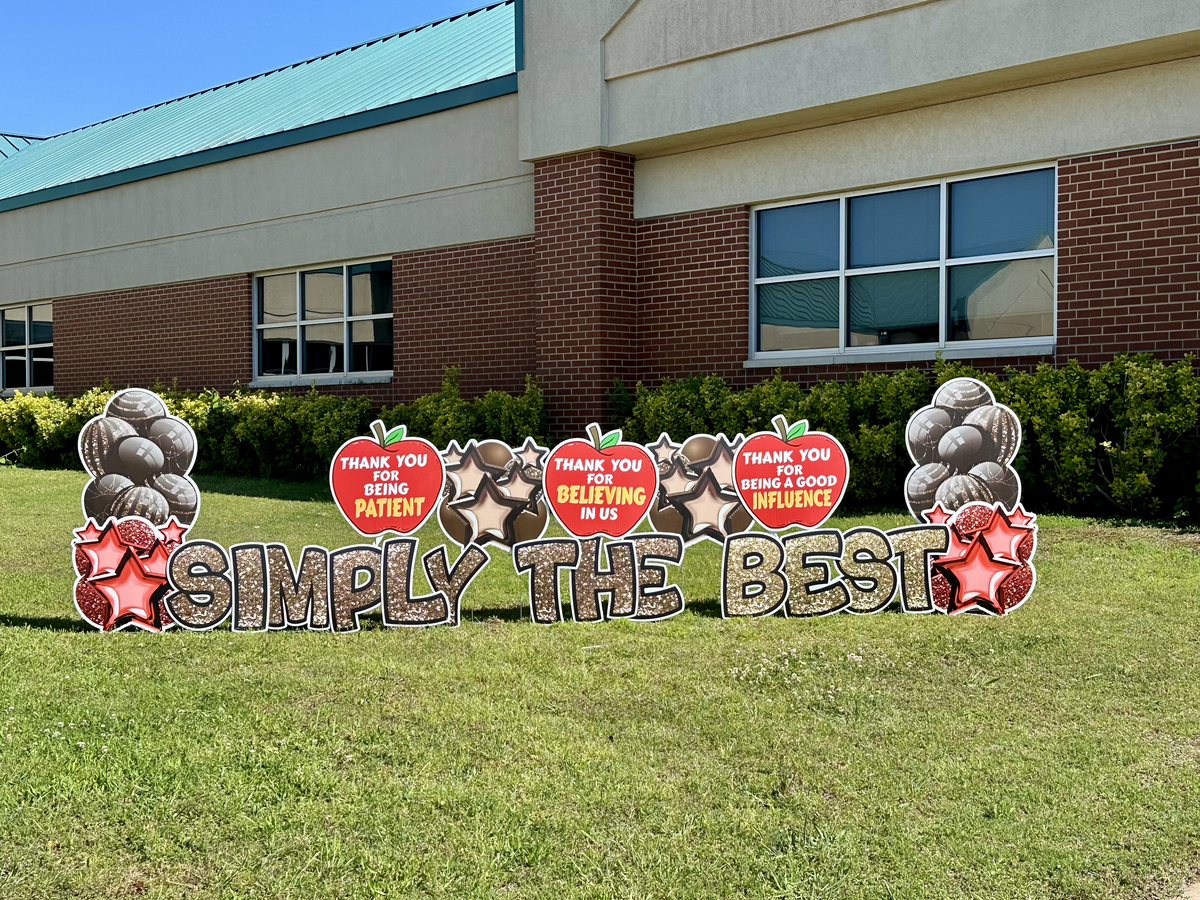 Simply Sign It is a yard greeting sign rental company servicing Edmond, NW OKC, Piedmont, and Deer Creek. Create a yard greeting sign for your home, organization, or school.