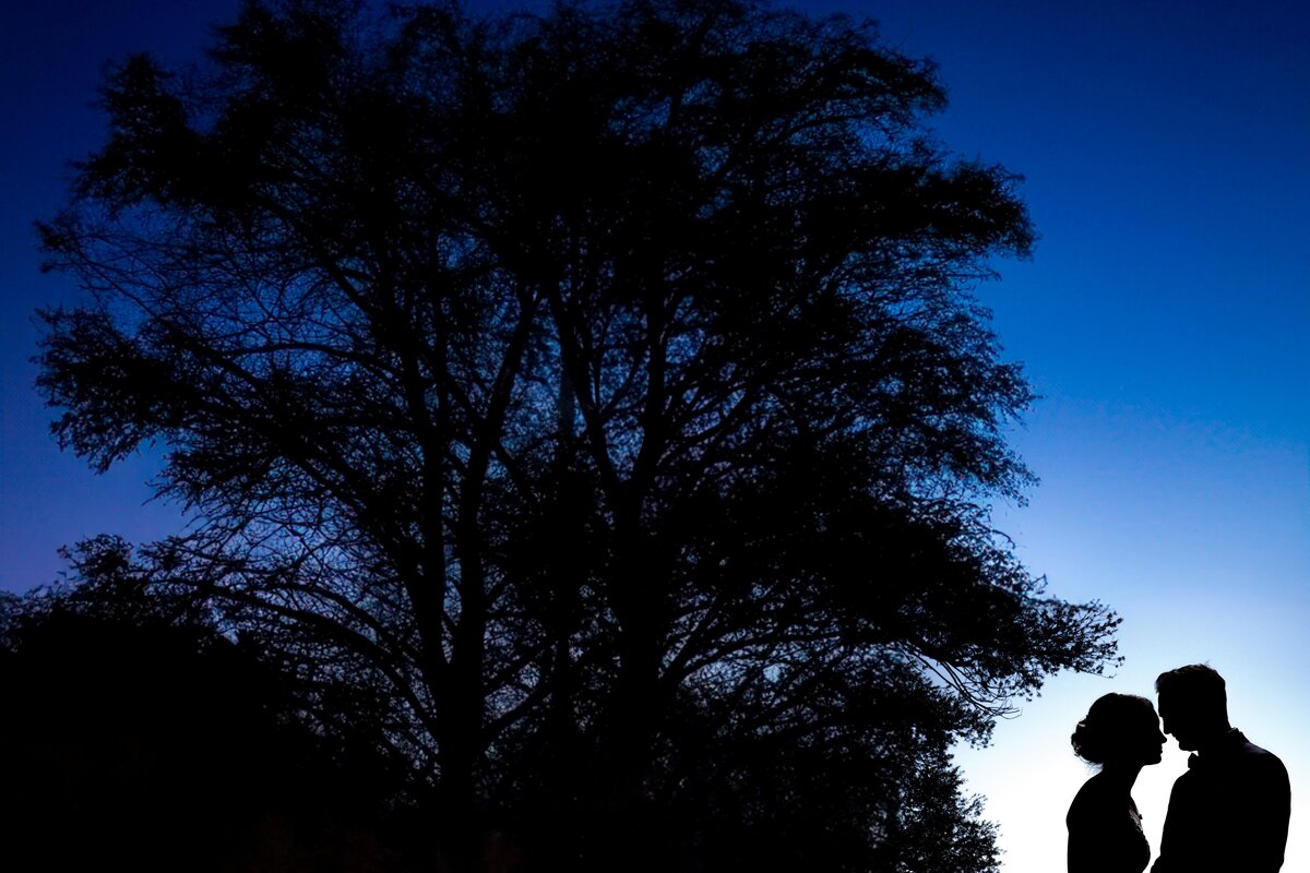 Brautpaar Silhouette Roseninsel Starnberger See Paarshooting Hochzeitsfotograf Starnberg