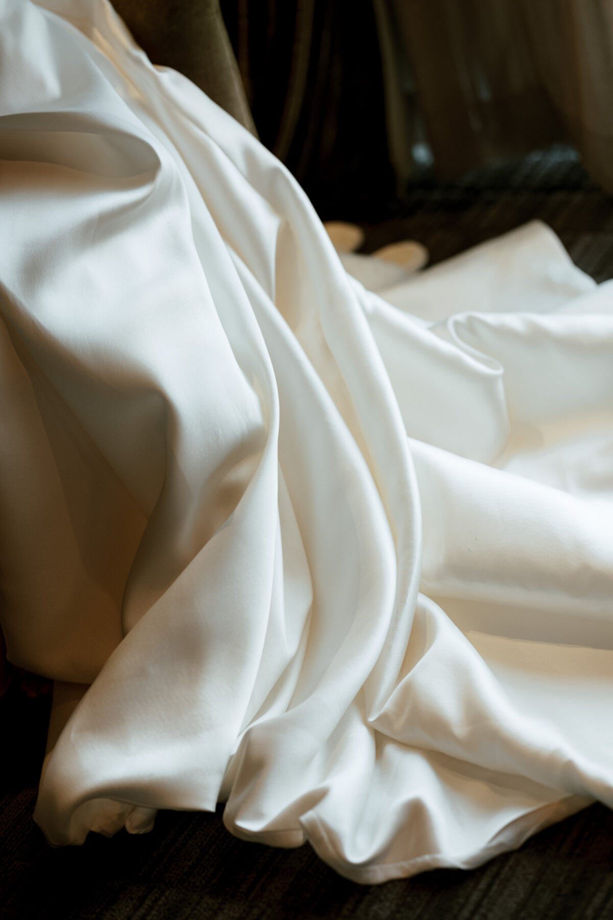 A photo of the bride preparation at the Hotel Zaza wedding in Houston.