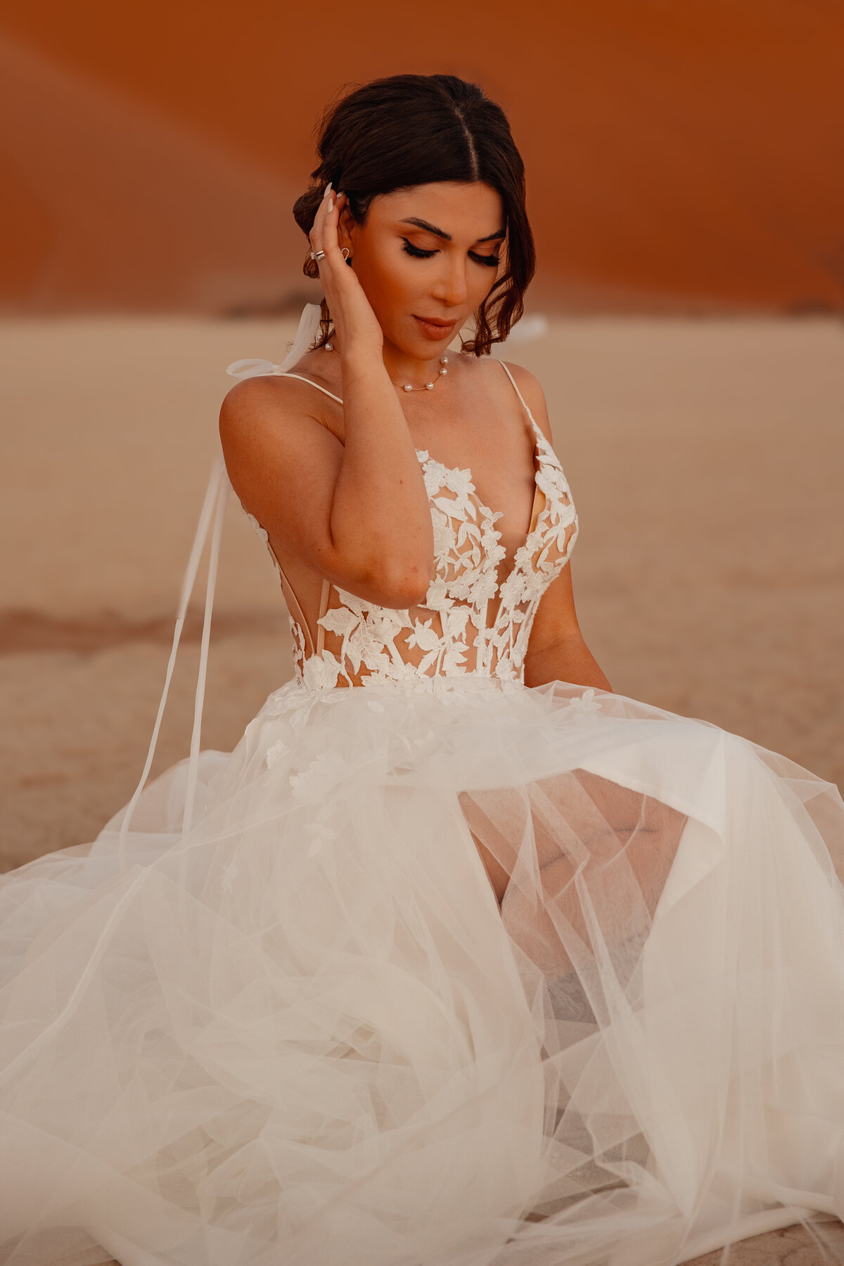 Zhila Ziad Nuri Elopement Wedding Sossusvlei Namibia Africa Heleen Photography-189