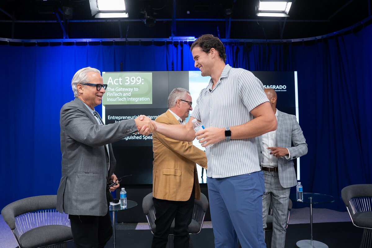 Fireside Chat Handshake