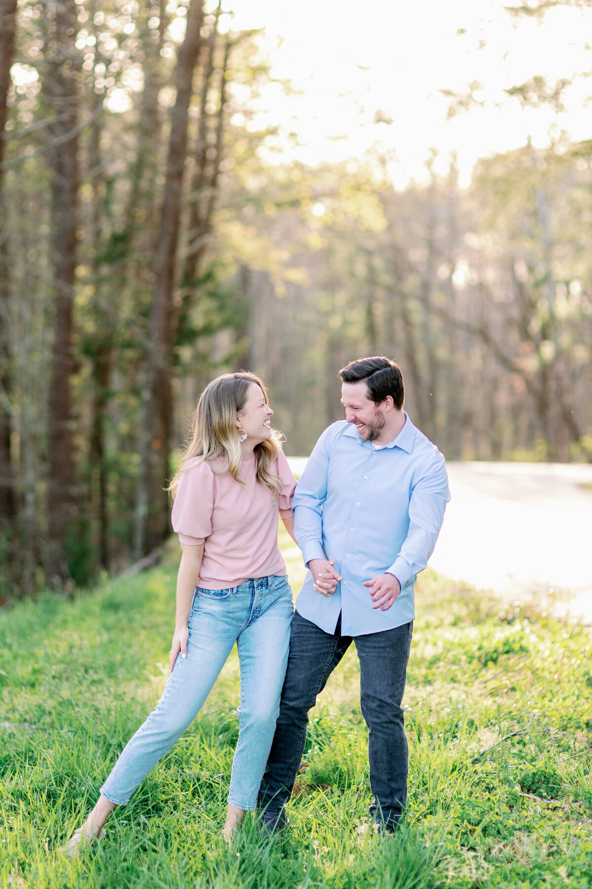 Alyssa and Craig Moutain Engagement - FootHills Parkway - East Tennessee Wedding Photographer - Alaina René Photogrphy-49
