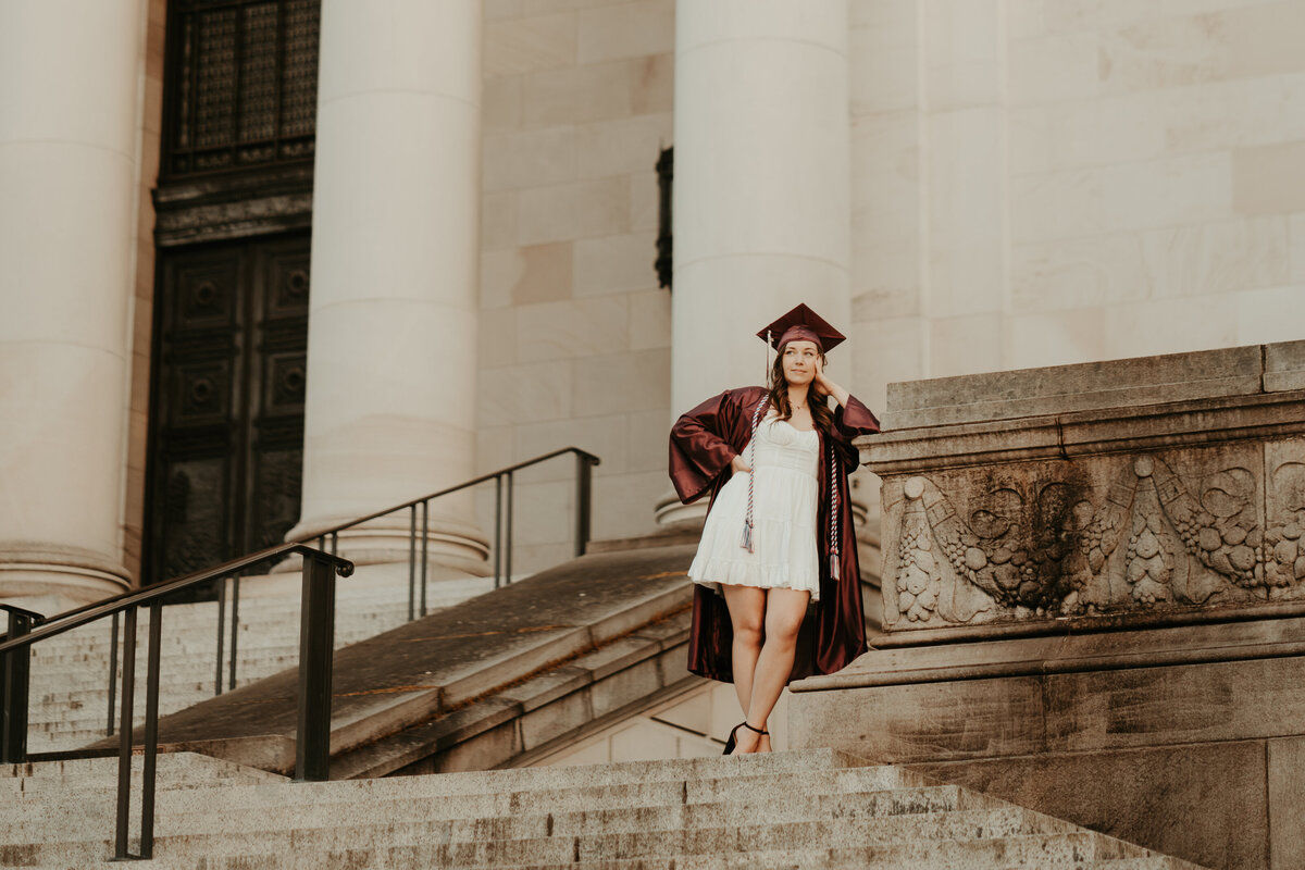 Graduation Photos Olympia Senior at Washington State Capitol Building17