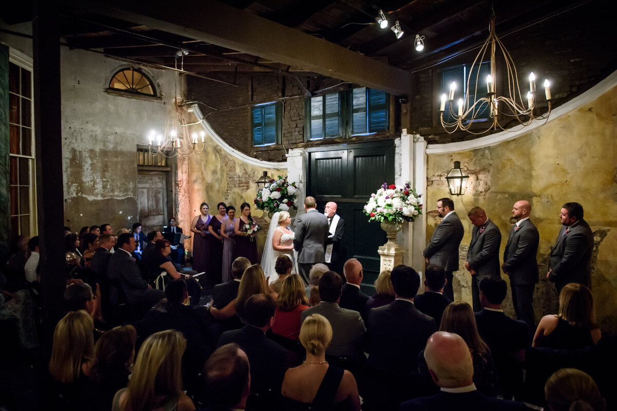 Wedding ceremony at Latrobe's