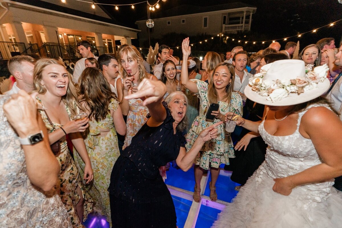 The Isles Beach Club Wedding | Blue Satin Bee 46