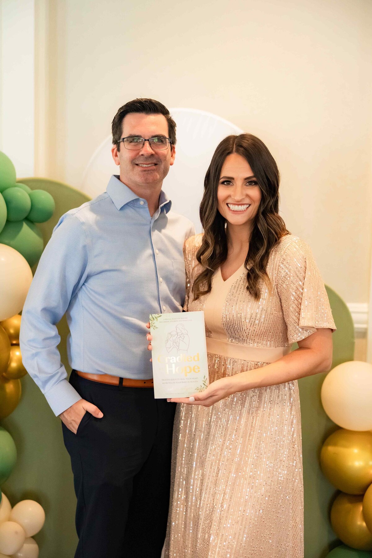 Ashley Opliger Cradled in Hope Book Launch Party, biblical book for grieving moms, miscarriage, stillbirth, infant loss, christian author (34)