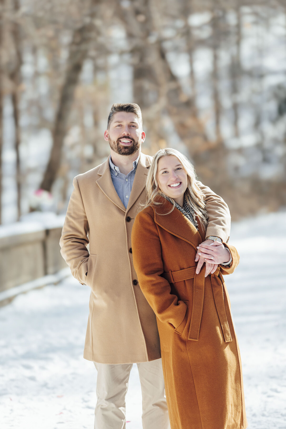 Proposal Photographer | Groom-to-be proposing in the open fields at Natirar Park surrounded by rolling hills | Peapack-Gladstone, New Jersey