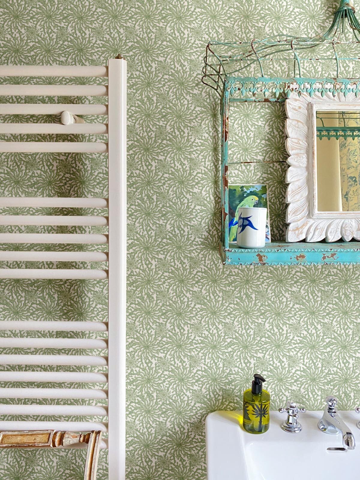 Milola Design - Coral Haze - Sage - Bathroom sink image