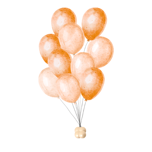 creating branded balloon mockups for balloon stylist business