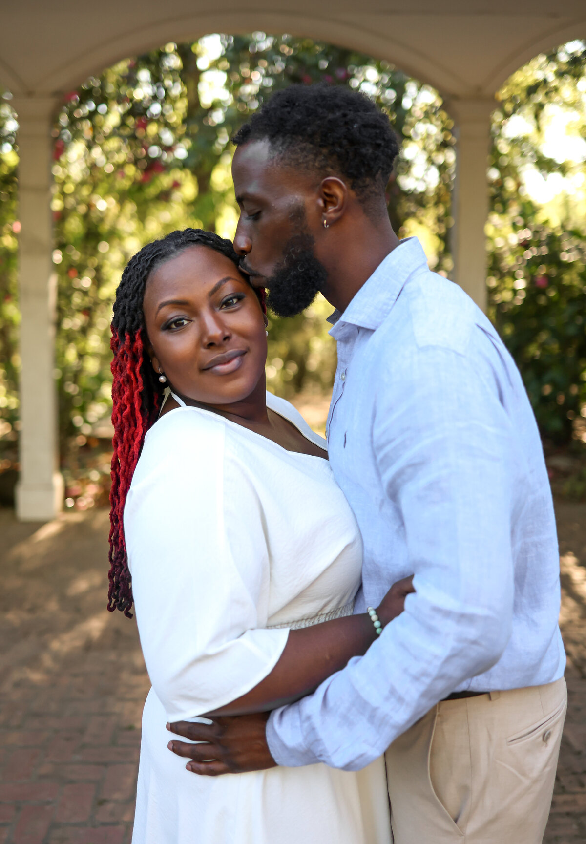 outdoor-engagement-session-Columbus Georgia Botanical Garden-Amanda-Richardson-Photography