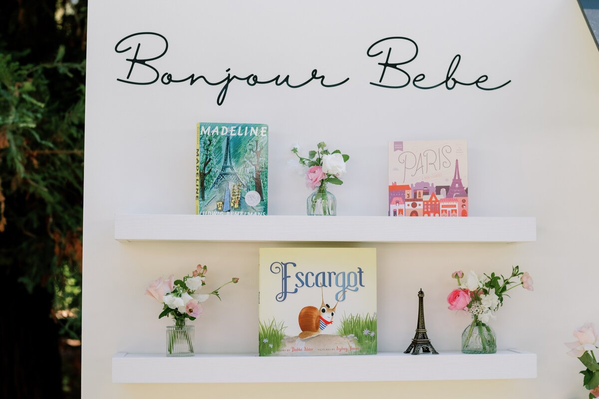 Baby books, baby backdrop