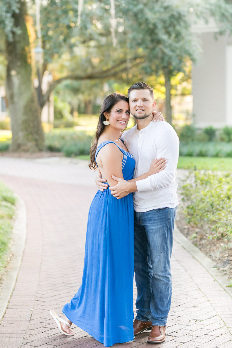 Orlando engagement photographer |  Orlando wedding photographer | Angela and Matt Rollins College Engagement session_-9